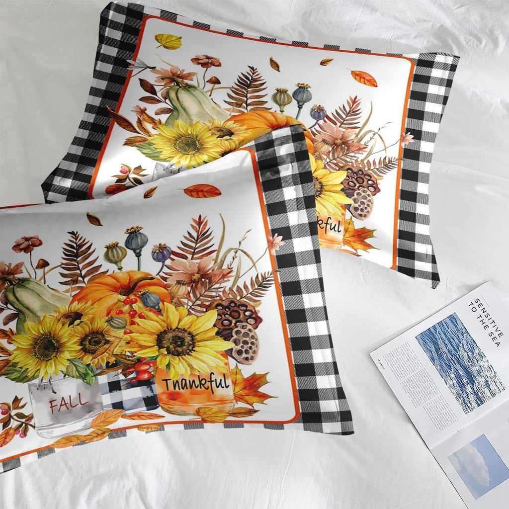 Fall Comforter Set with Sheets, 5 Pieces Buffalo Bedding