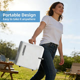 Mini Fridge, 4L Capacity/6 Cans Portable Cooler and Warmer Compact Refrigerator, for Bedroom,Car,Office and Dorm