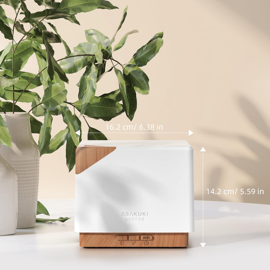 Smart WiFi Essential Oil Aromatherapy Diffuser, Easy Connect with Alexa and Google Home Phone App Voice Control 700