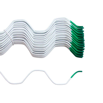 Wire Pack Sized 6' 6" | Greenhouse Film PVC Coated Spring Lock for Attachment of Plastic Poly Film or Shade Cloth