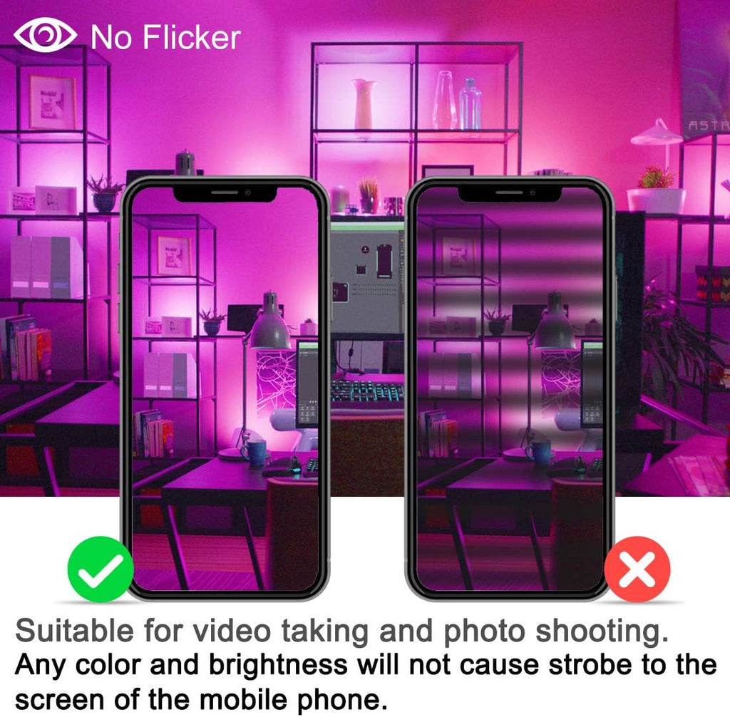 LED Flood Light Outdoor 800W Equivalent 8000LM Smart RGB Landscape Lighting | APP Control, DIY Scenes - Timing