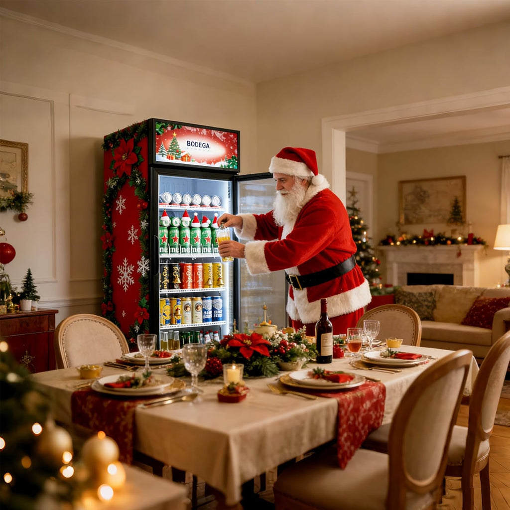 COOLER 255L/270 Qt Commercial Beverage Refrigerator | Glass Door Merchandiser Fr