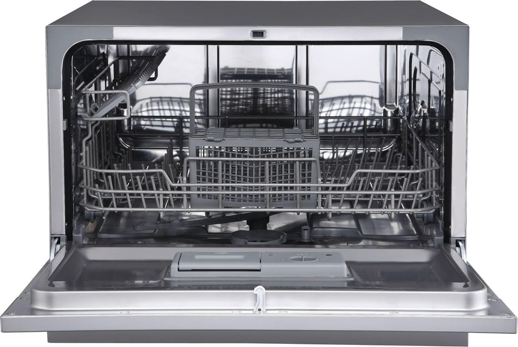 DWP63 21-5/8 Inch Wide 6 Place Setting Countertop Dishwasher - Black