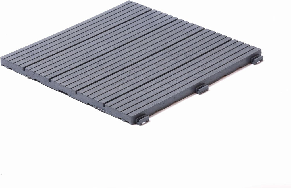 Garden Decking Tiles Cosmopolitan Patio, Terrace, Hot Tub Deck Tiles | Interlocking Decking Tiles | Recycled | Cosmo