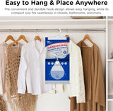 Hanging Moisture Absorbers Hanging Bag for Your Closet, Dehumidifier Bags for Bathroom