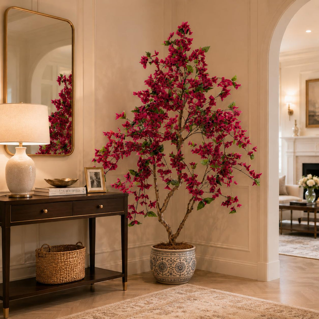 Artificial Bougainvillea Tree, 6Ft