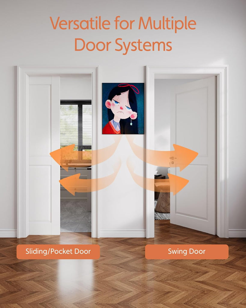 24"x80" 2-Panel Interior Slab Door,Pre-Assembled Solid Core French Wood Panel for Pantry Laundry Closet Bathroom,White Pre-Finished Surface Paintable（Doorknob and Hinges Not Included）