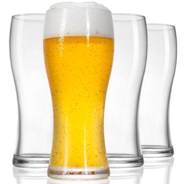 Beer Glasses Set of 4, 15.5 oz Pint Glasses Pilsner Glasses for Father, Beer Mug Gifts for Men