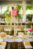 Metal Candelabra Gold Candle Stand 20in Tall, 5-Candle Candlestick Holder for Taper Candles, Candle Holder Party