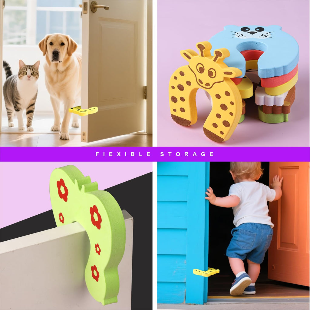 Door Stoppers,7Pcs Baby Proofing Corner Protector