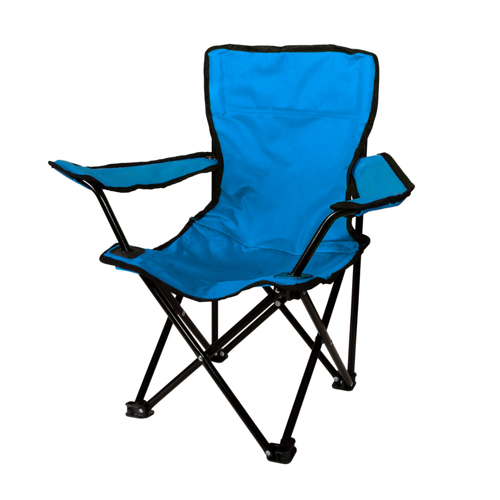 Kids Folding Chair, 100 lbs. Weight Capacity - Sapphire Blue