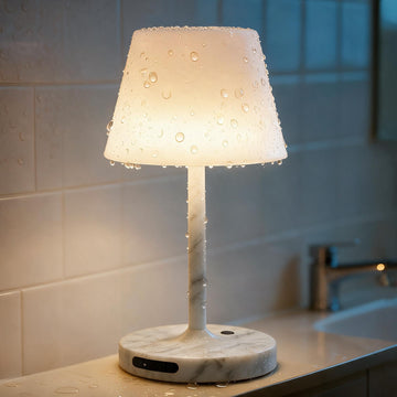 Outdoor Waterproof Shower Lamp, 8000mAh Rechargeable Bathroom Lamp