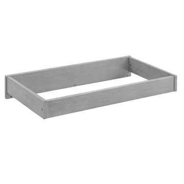Changing Topper for 3-Drawer Dresser, Rustic Gray