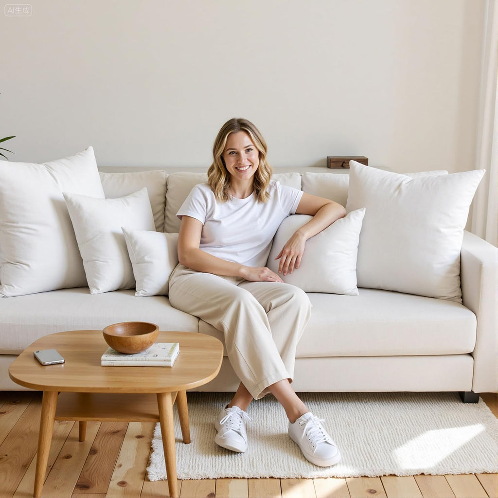 Set 2 Throw Pillow Inserts Premium Pillow Stuffer Form 12x20 Inch - Set of 2