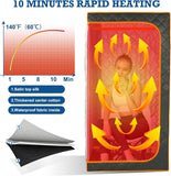 Smartmak Portable Infrared Sauna,1 Person Infrared Sauna Box with 660nm Red Light Therapy