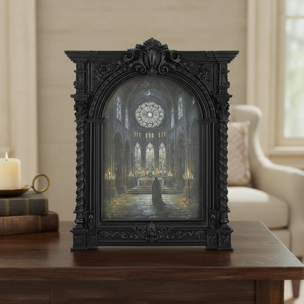 Vintage Picture Frame, Black, 5x7