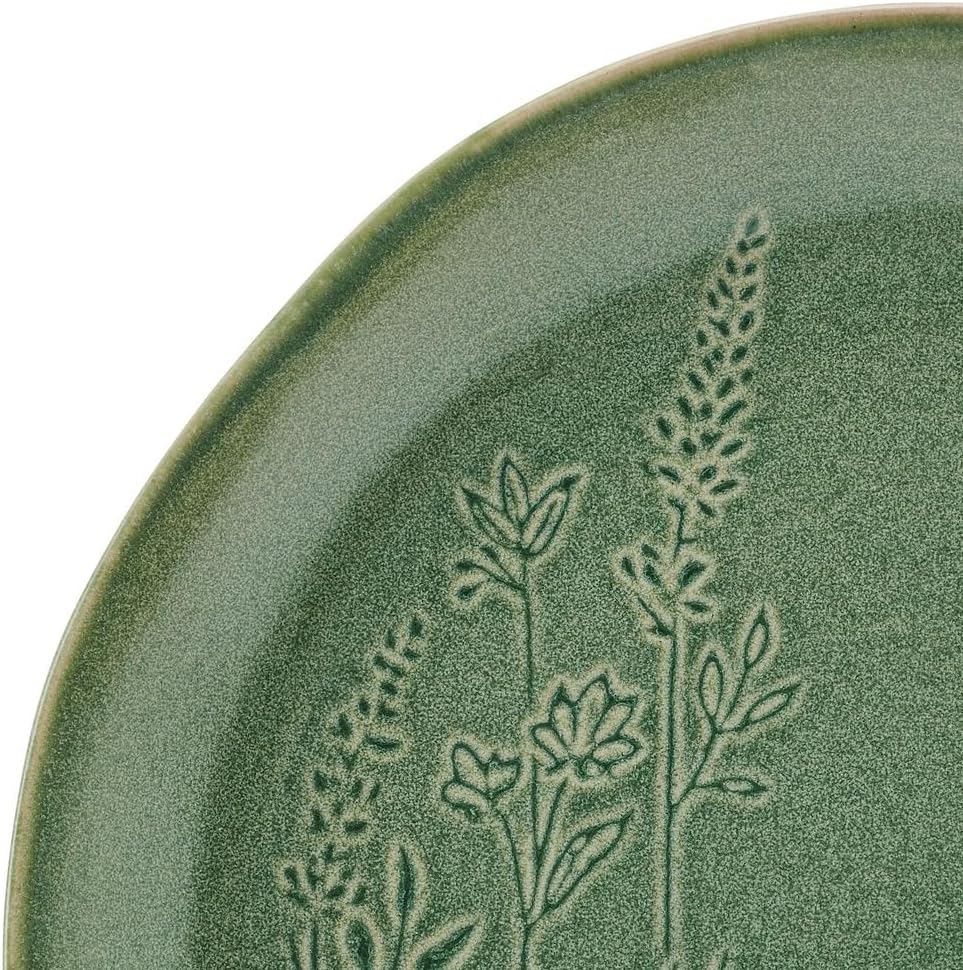 Carrie 12 Piece Dinnerware Set, Service for 4, Green