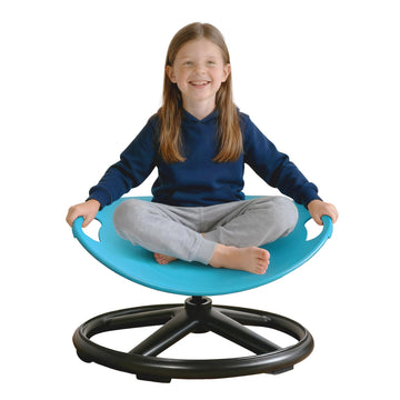 Spinning Chair for Autistic Kids Ages 3-8 Autism Sensory Toy, Blue Oval