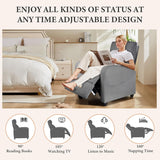 Massage Recliner Chair for Adults, Adjustable Home Theater Seating with Lumbar Support for Living Room