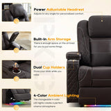 Homer Theater Seating Recliner, Power Recliner Chair with Adjustable Powered Headrest