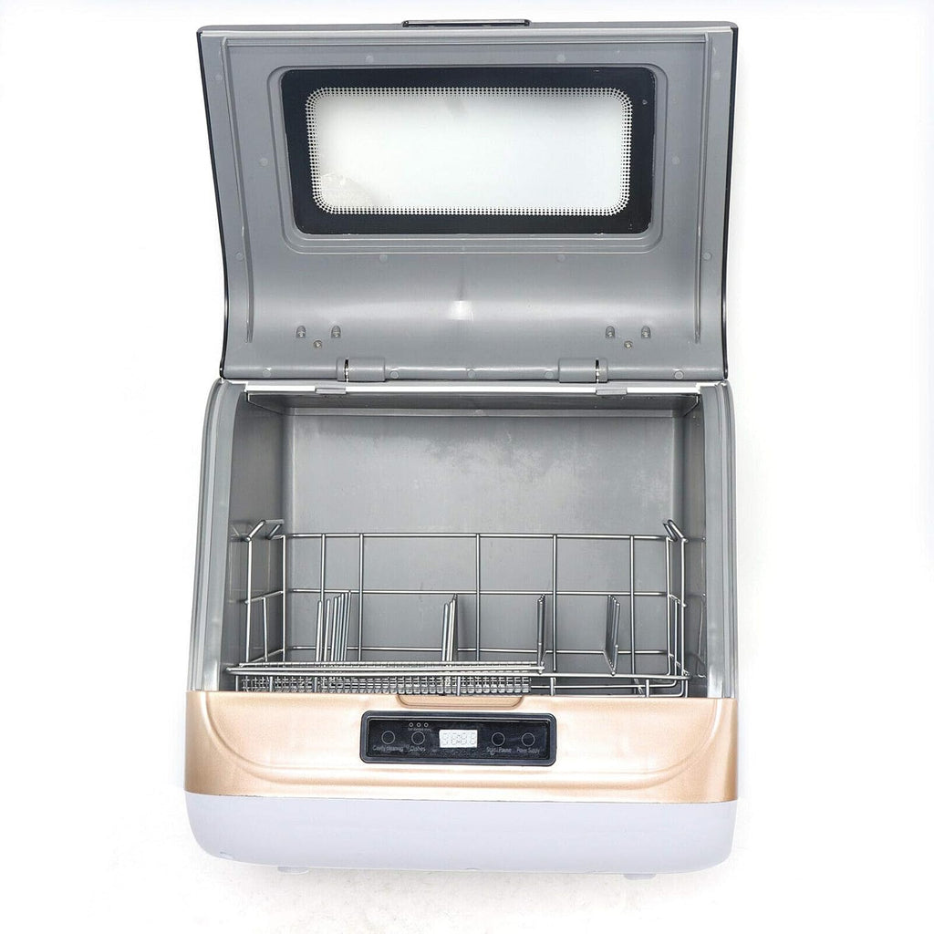 Countertop Dishwasher Kitchen Mini Portable Dish Bowl Washer Automatic Dishwasher Deep Cleaning for Home, Apartment