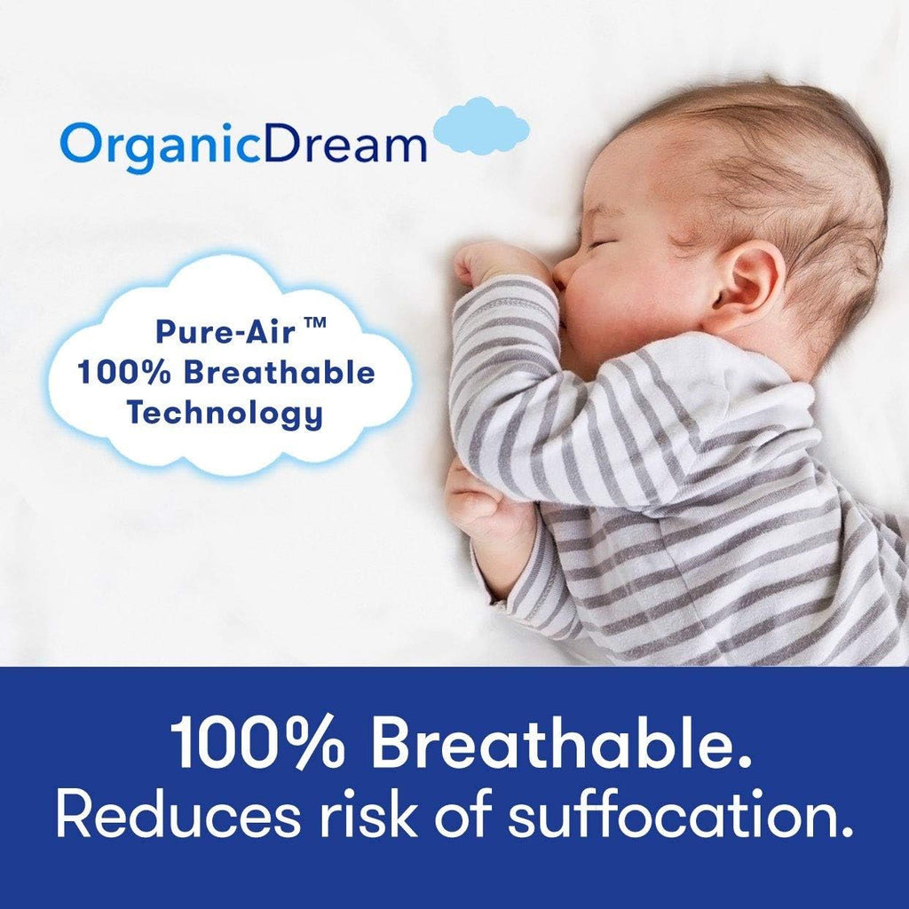 Crib Mattress + Toddler Bed - 100% Breathable Proven to Reduce Suffocation Risk, Hypoallergenic, GREENGUARD Certified