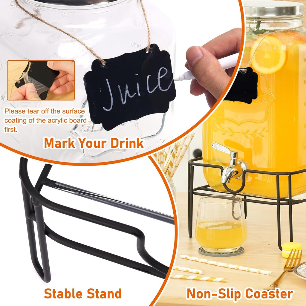 Gallon with Stand & Spout - Set of 2