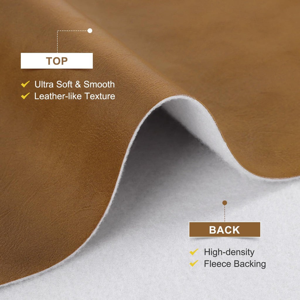 54" Upholstery Faux Leather Fabric by The Yard Waterproof