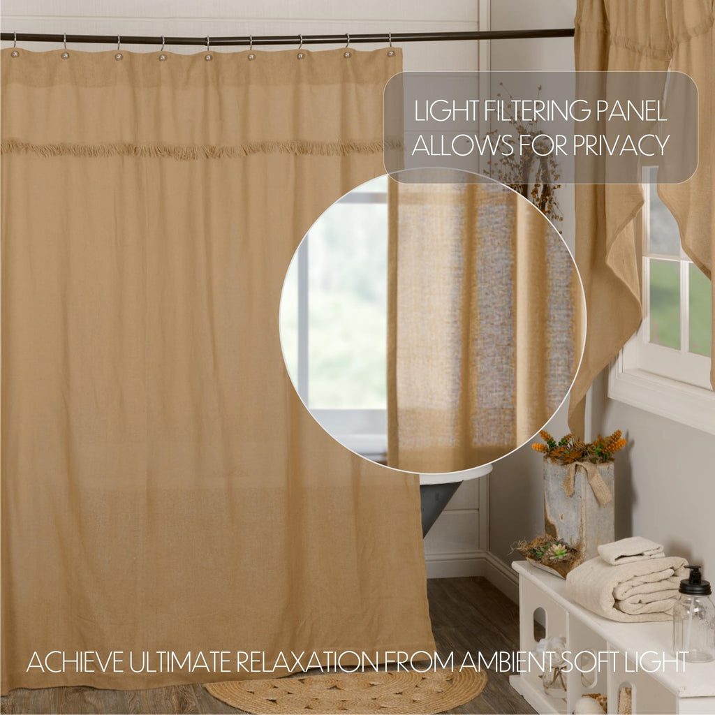 Burlap Natural Unlined, Tan, 72x72