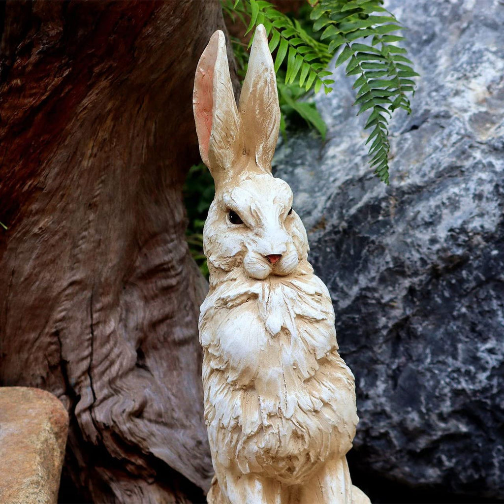 30''H Large Size Noble Sitting Rabbit Statue Easter Bunny Sculpture