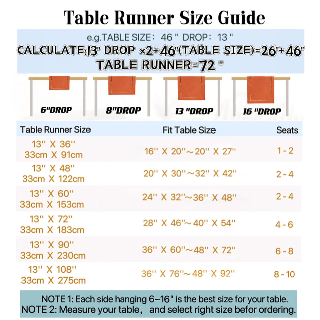 Orange Burlap Table Runner, Fall Table Runners 72 inches Long