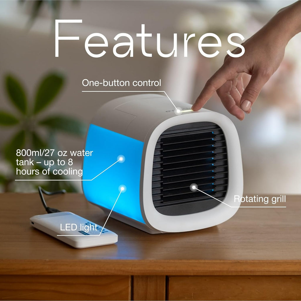EvaCHILL Portable Air Conditioners - Portable AC Unit - Small Personal Evaporative Air Cooler & Fan for Desk, Office
