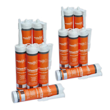 Instant Grab - Ceiling Tile Wall Panel & Crown Molding Adhesive - High-Strength Water-Resistant Glue for