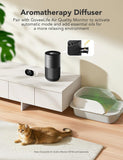 Mini Air Purifier for Bedroom, Smart Filter Air Purifier with App Alexa Control for Pet Hair, Odors,