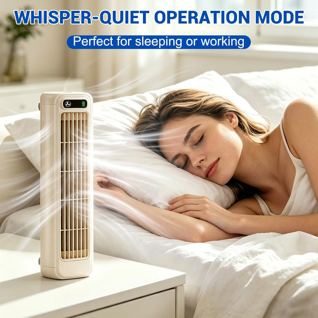 2026 Upgrade Cooling Ace Portable Air conditioner, Adjustable Cooling Fan with 3 Speeds & LED Touch Screen
