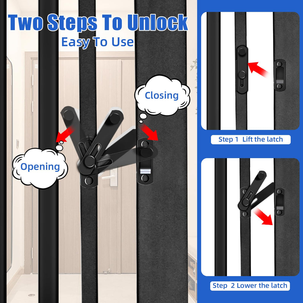 55 Inch Extra Tall Pet Gate for Cats