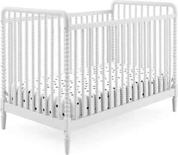 Saint 4-in-1 Convertible Crib - Greenguard Gold Certified, Bianca White