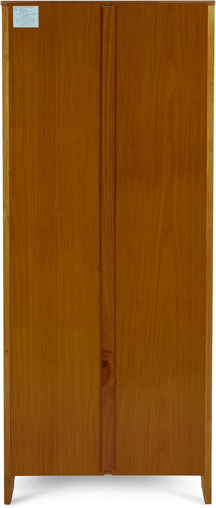 Shaker Style 6 Shelf Bookcase / Solid Wood / 72 inch Tall / Adjustable Shelving / Closed Back / Display Bookshelf