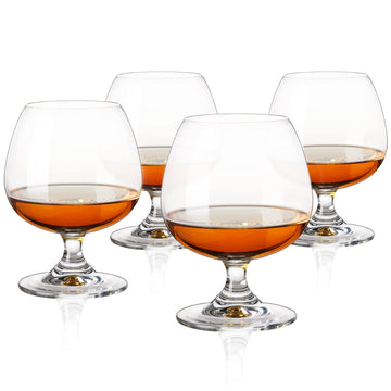 Brandy Bourbon Whiskey Cognac Scotch Drinking Glasses, Superb Lead-Free Crystal Snifter Glass for Cocktail Party
