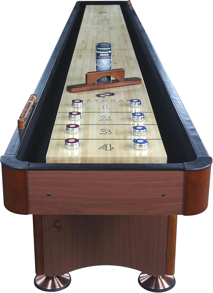Woodbridge Cherry 16' 2 Piece Construction Shuffleboard Table