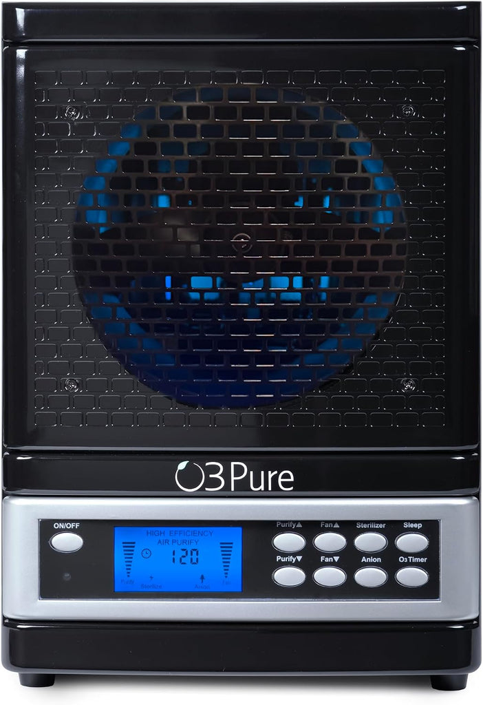 Whole Home Ozone and Ionizer Air Purifier with UV HEPA PCO and Carbon Filtration