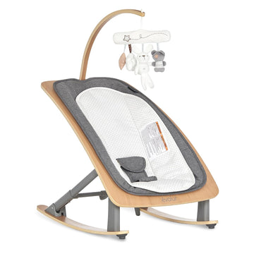 Tory in-1 Baby Bouncer, Foldable Newborn Rocker Chair - Grey