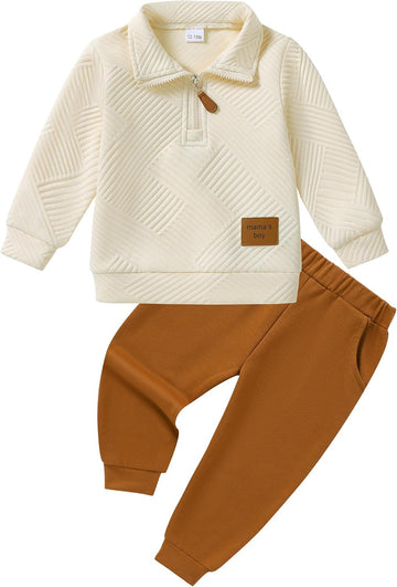 Toddler Baby Boy Clothes Outfits Set Fall Winter Sweatshirt 12M