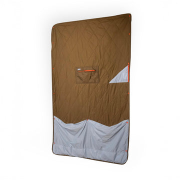 Layover Travel Blanket - Ultra-Light Compact Blanket for Camping and Outdoor Adventures - Down Alternative Portable
