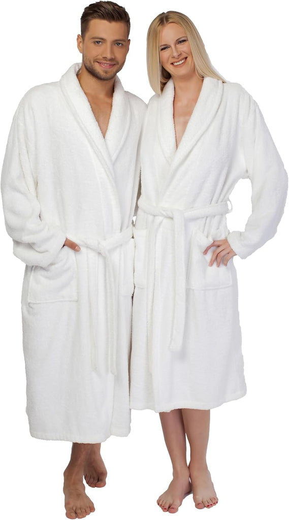 Aristocrat Custom Embroidered 100% Turkish Cotton Bathrobe -Personalized Robe, Soft Terry Cloth Unisex Bathrobe