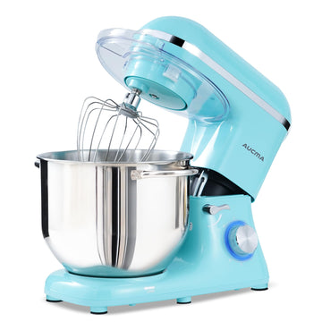 Stand Mixer, 8QT 900W 6-Speed Tilt-Head Food Mixer, Kitchen Electric Mixer with Dough Hook, Wire Whip & Beater