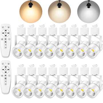 White Track Lighting Heads H Type LED Track Light Heads Dimmable Rail Ceiling Spotlight Fixtures Accent Art