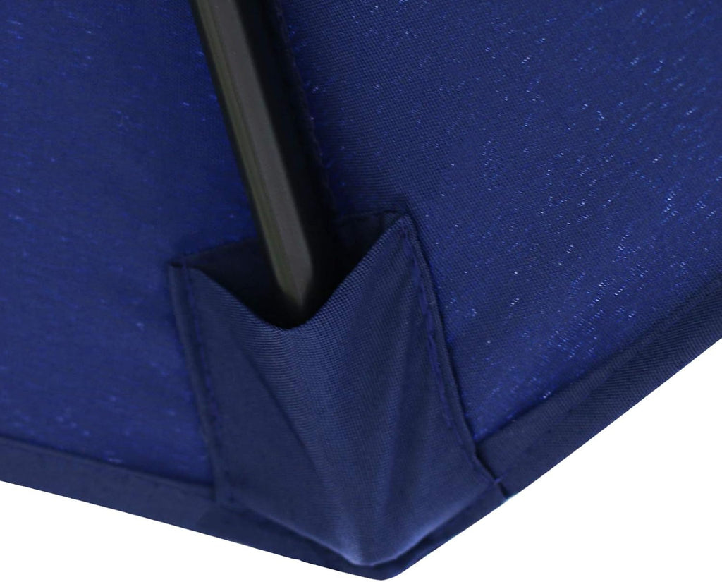 9' Patio Umbrella Outdoor Table Umbrella with 8 Sturdy Ribs (Navy Blue)