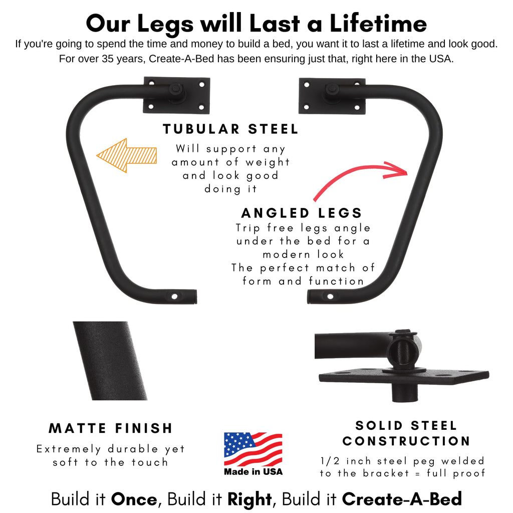 Premium Murphy Bed Kit, King Vertical