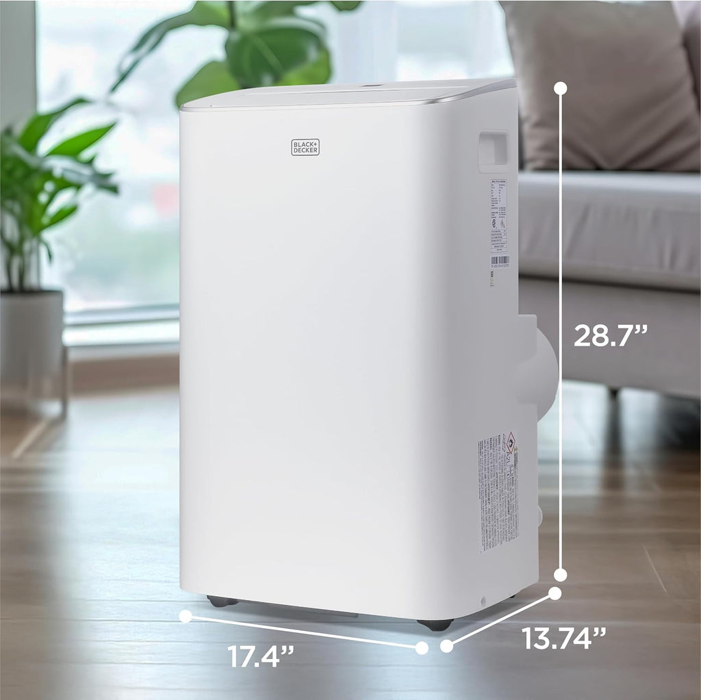 Smart Portable Air Conditioner,12,000 BTU, for Rooms Up To 550 Sq. Ft.